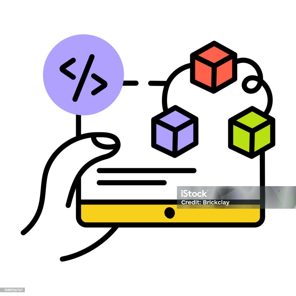 Code Algorithm Photography Code Algorithm Stock Illustration - Download Image Now - Coding ...
