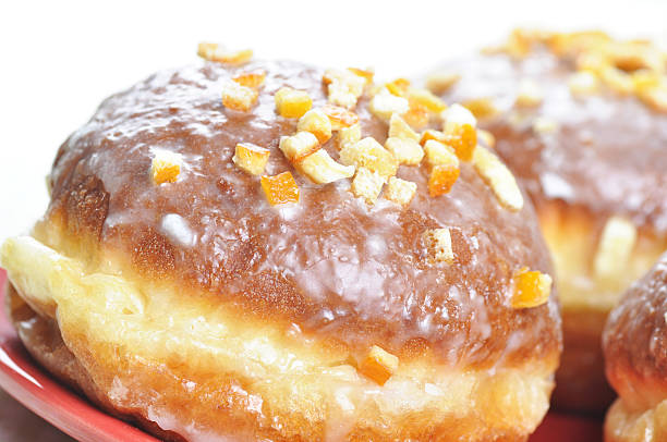 Closeup of polish donuts. Closeup of polish donuts. This is typical polish food during "Fat Thursday". Fat Thursday is a traditional Polish and German feast. jiri tlusty stock pictures, royalty-free photos & images