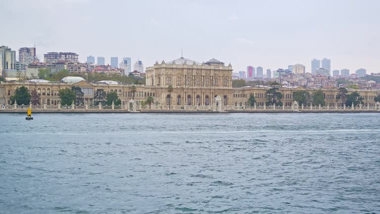 Dolmabahce palace, view from the Bosporus, Istanbul