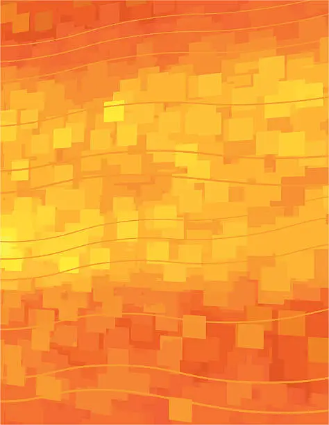 Vector illustration of Yellow Orange