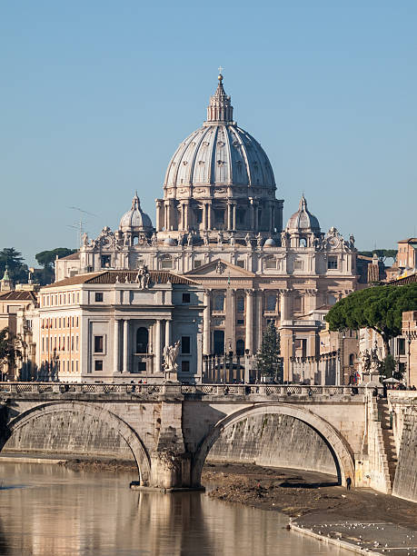 istock St. Peter Basilica and Tiber river 158823545