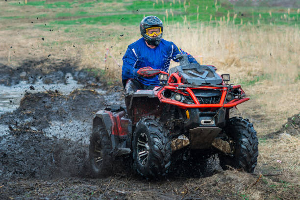istock Overcoming a route on the off-road vehicle 1588246892