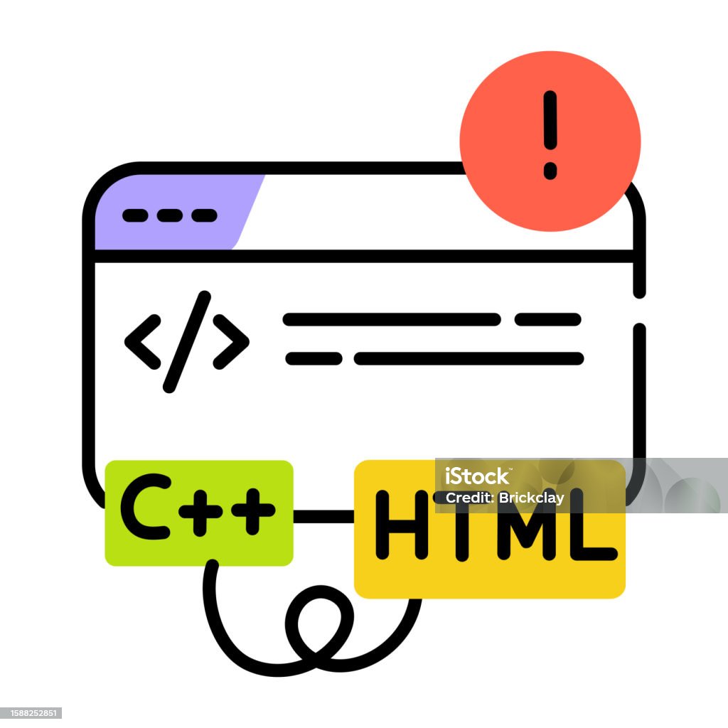 Code Error Stock Illustration - Download Image Now - Coding ...