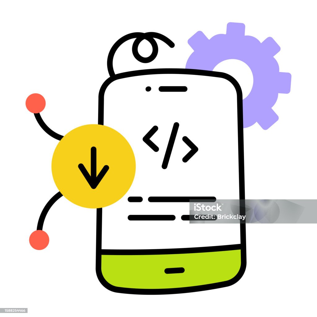 App Programming Stock Illustration - Download Image Now - Coding ...
