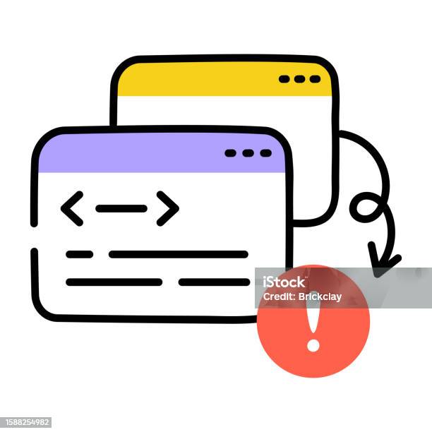 Code Error Stock Image Programming Error Stock Illustration - Download Image Now - Coding ...