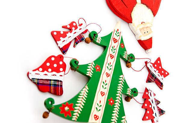 istock Fir Christmas decorations and Santa Claus, 158825871