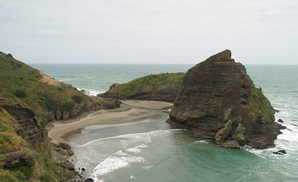 istock Bay near Piha Beach 158826842