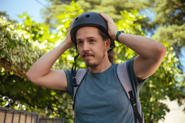 istock Helmet is a must have equipment! 1588268763
