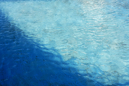 Swimming pool surface. Water background