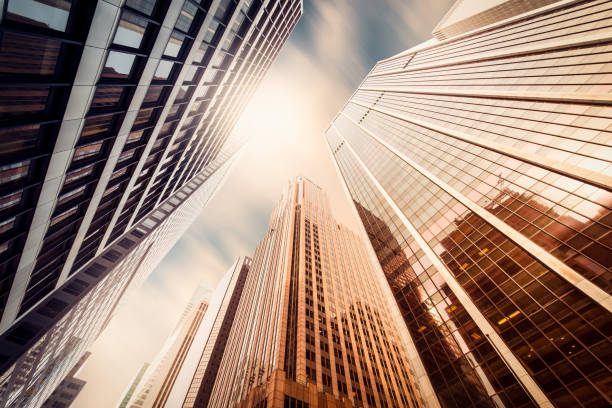 istock Office skysraper in the sun 158829960