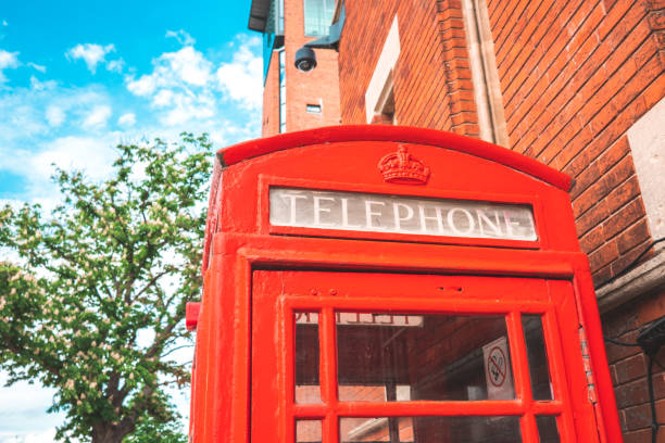 istock Traditional old style UK red phone box 1588310632