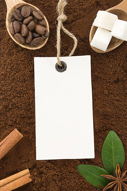 istock coffee powder and beans as background 158832129