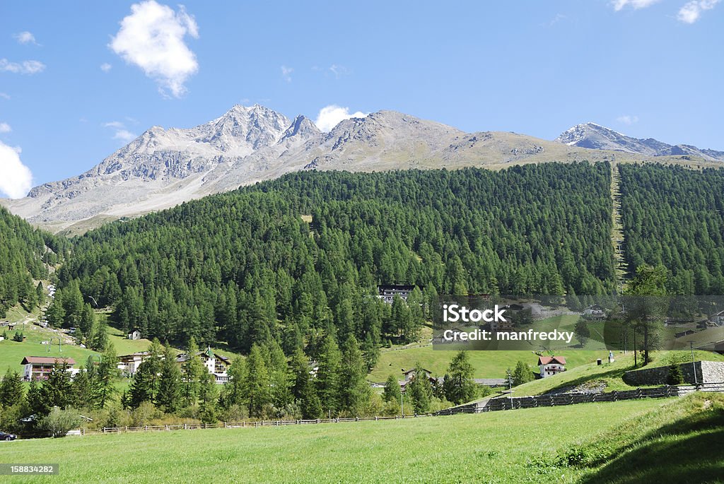 Alps in the Vinschgau Mountains in the region of mount Ortler in Sulden (South Tyrol, Italy) Alto Adige - Italy Stock Photo