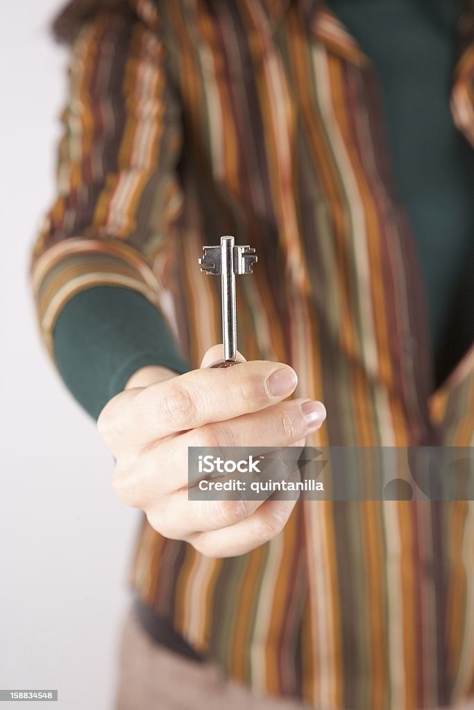 Mit retro-key - Lizenzfrei Abschließen Stock-Foto