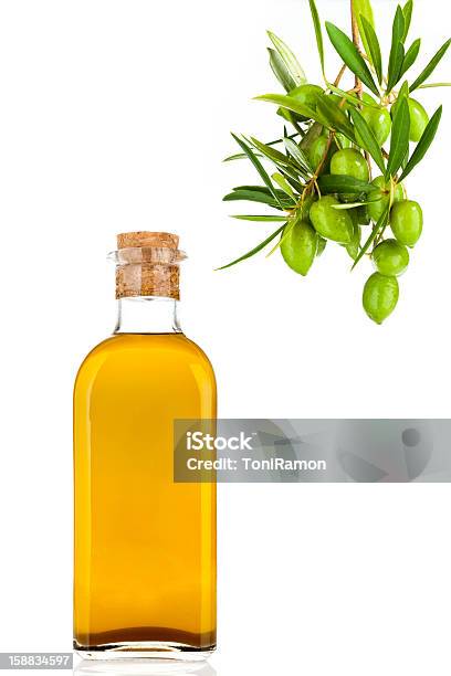 Extra Virgin Olive Oil Stock Photo - Download Image Now - Bottle, Bottle Cap, Bright