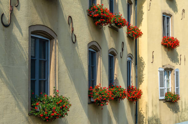 Architectural detail in Luxembourg City, Grand Duchy of Luxembourg