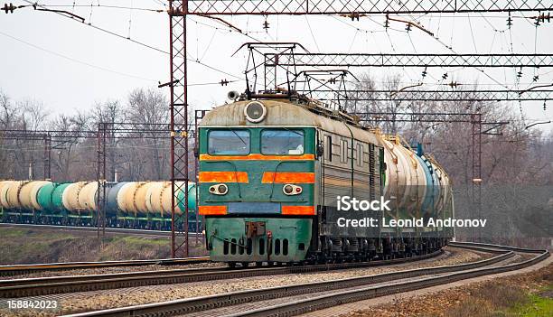 Photo libre de droit de Train De Marchandises Avec Petroleum banque d'images et plus d'images libres de droit de Train de marchandises - Train de marchandises, Ukraine, Alimentation électrique