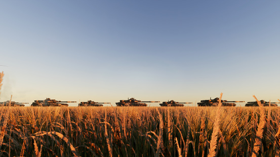 Ankara, Turkey - August 27, 2015: Turkish army is preparing for the Turkish Victory Day celebrations, which will be held on 30th of August.