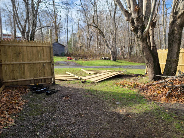 istock Section of Fence Fallen Down 1588454658