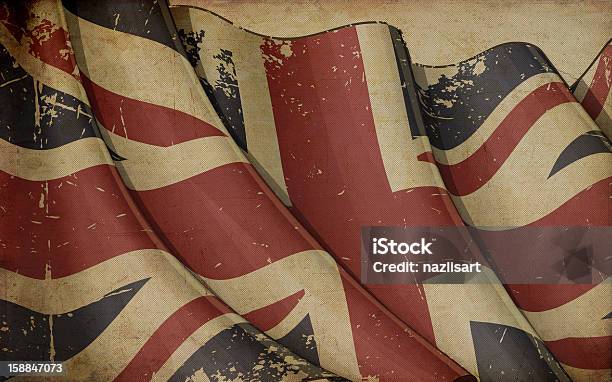 Vetores de Livro Velho Com Bandeira Do Reino Unido e mais imagens de Inglaterra - Inglaterra, Livro de Recortes, Papel
