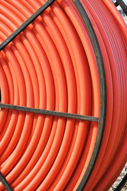 istock Roll of Orange Tubing 1588508761