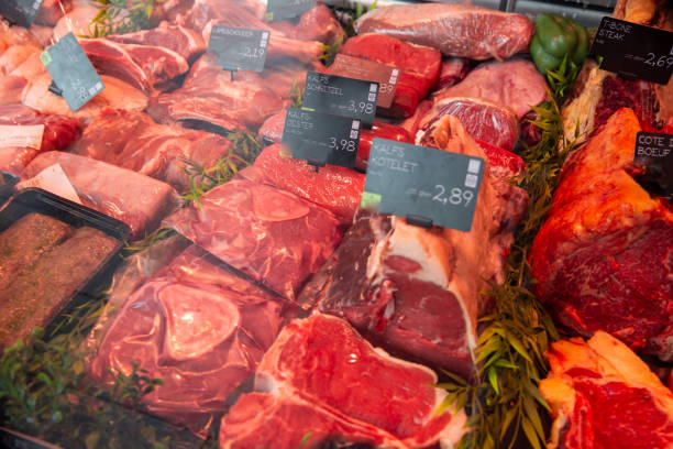 istock Meat for sale 1588527442