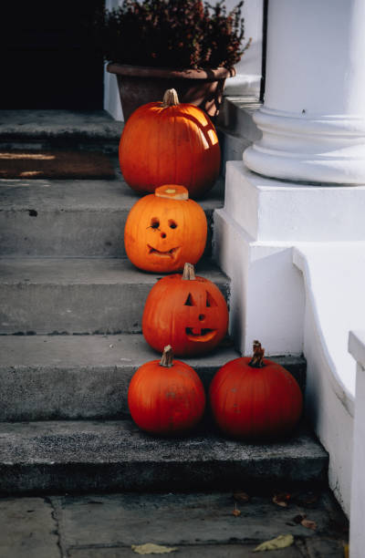 istock Autumn holiday pumpkin arrangement 1588587228