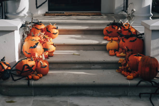 istock Autumn holiday pumpkin arrangement 1588590480