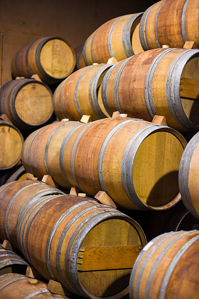 istock Barrels of South African wine 158861303