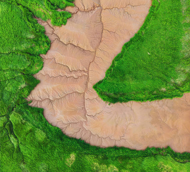 Aerial View of Tidal River