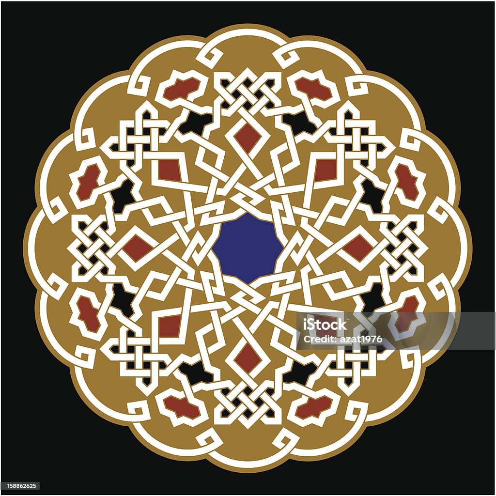 Berrechid Arabic Ornament Traditional Arabic Design Arabic Style stock vector