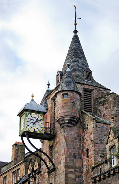 istock The Canongate Tolbooth's Clock, Royal Mile, Edinburgh 158863904