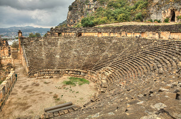 istock amphitheater in Myra HDR photograpy 158865069