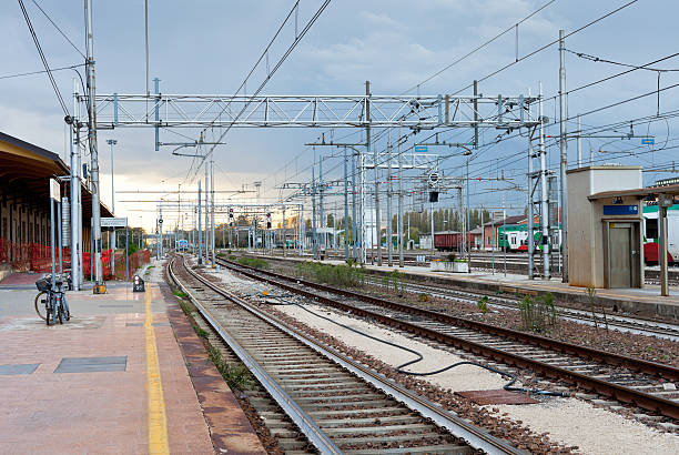 Main station Bologna view from Via Giacomo Matteotti in Italy