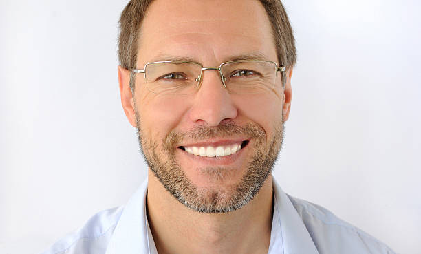 istock Portrait of the smiling man 158874480