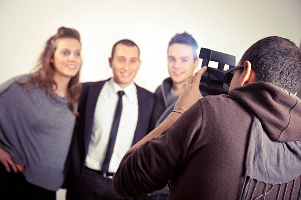 istock Friends taking pictures together 158876803