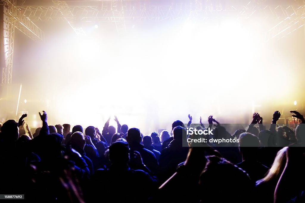 Konzert Menschenmenge - Lizenzfrei Berühmtheit Stock-Foto