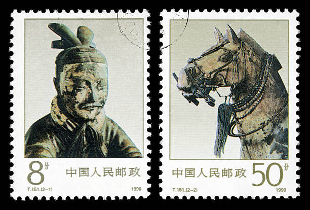 exército de terracota - terracotta power famous place chinese culture - fotografias e filmes do acervo
