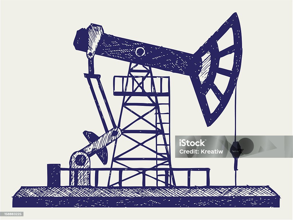 石油産業のコンセプト - イラストレーションのロイヤリティフリーベクトルアート
