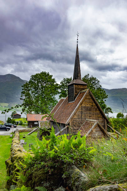 istock Rodven Stave Church in Norway 1588847578