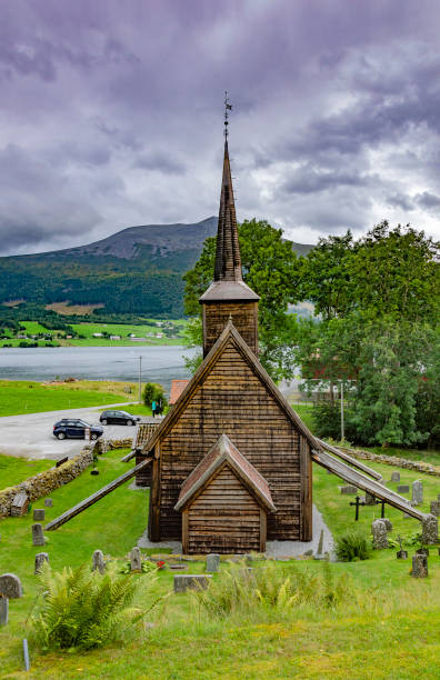 istock Rodven Stave Church in Norway 1588847583