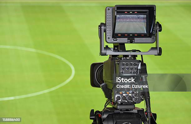 Tvkamera Stockfoto und mehr Bilder von Fußball - Fußball, Camcorder, Kamera