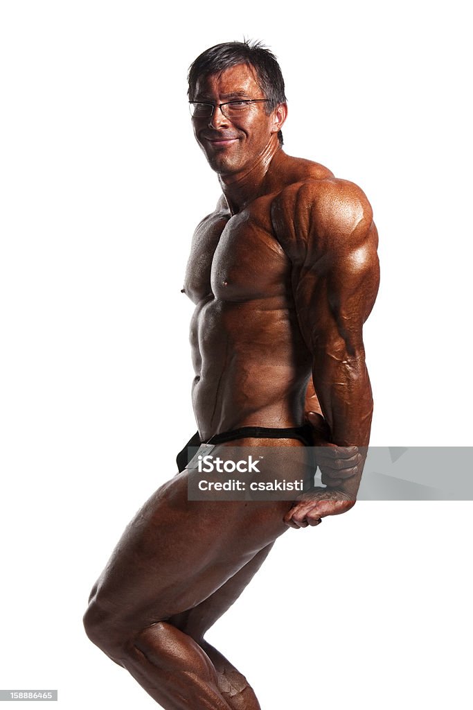 Bodybuilder Posando - Royalty-free Beleza Foto de stock