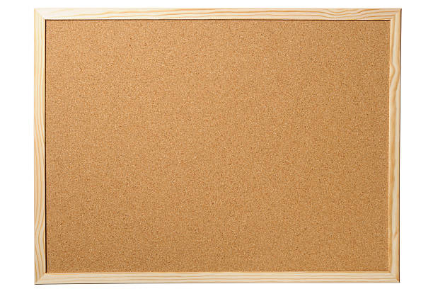 istock Isolated shot of blank cork board on white background 158886818