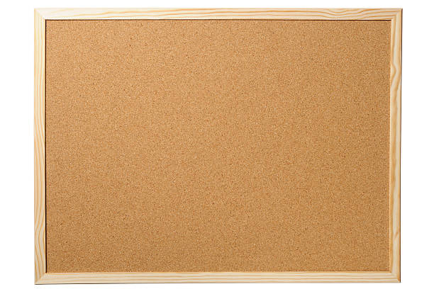Isolated shot of blank cork board on white background Blank Cork board with wooden frame Isolated on white background. Clipping path included. bulletin board stock pictures, royalty-free photos & images