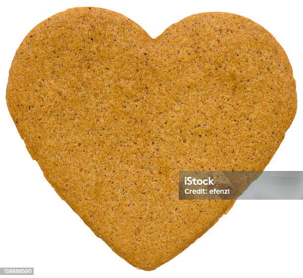 Canela Em Forma De Coração De Cookies - Fotografias de stock e mais imagens de Alimentação Não-saudável - Alimentação Não-saudável, Amor, Assado no Forno