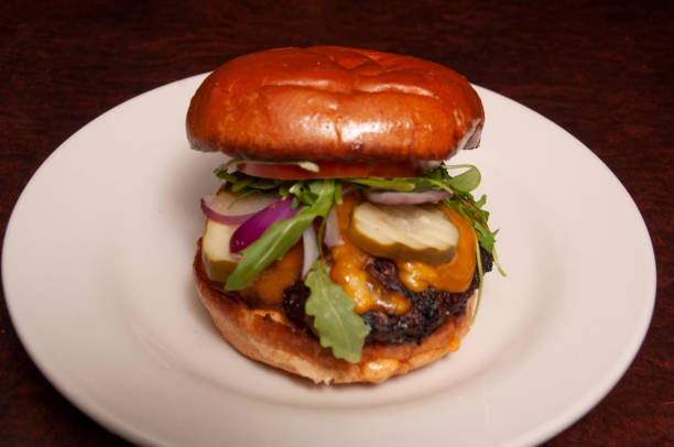 istock American Cheeseburger on a Bun 1588886518