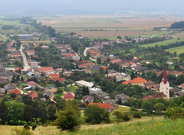 Krasnohorske podhradie stock photo