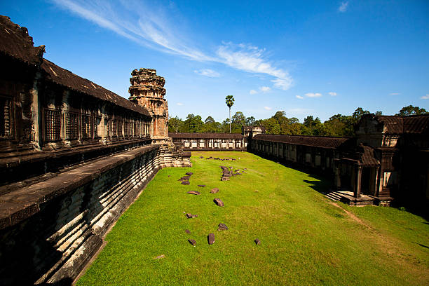 templo angkor thom, camboja - destrination - fotografias e filmes do acervo