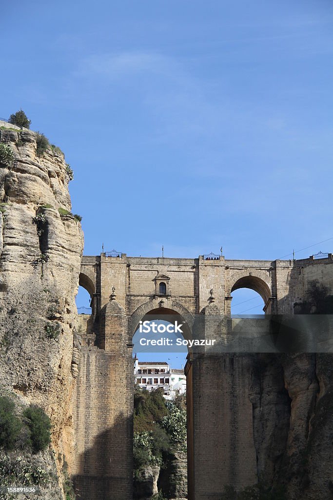 Ronda bridge - Foto de stock de Andaluzia royalty-free